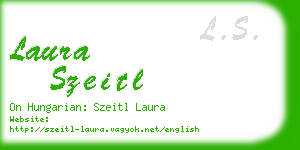 laura szeitl business card